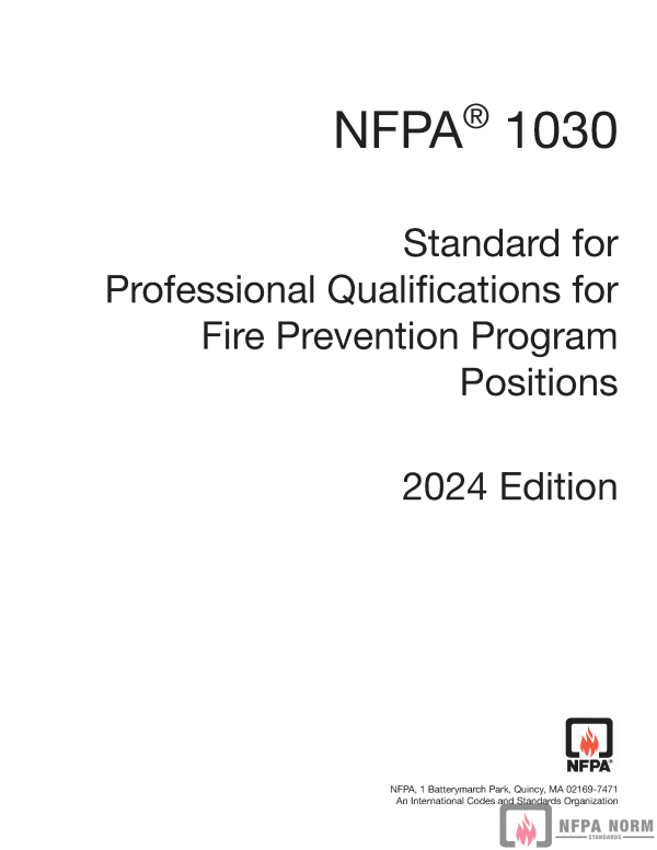 NFPA 1030 PDF